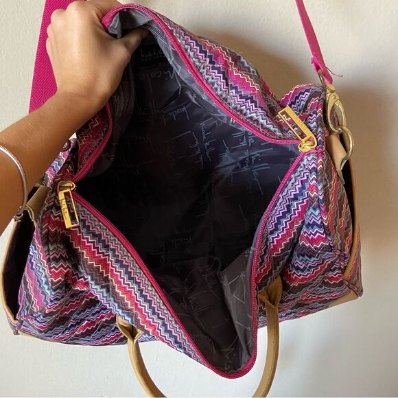 Nicole Miller weekender duffel travel bag - Picture 7 of 16